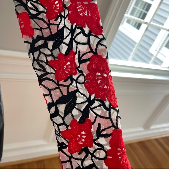 Vintage Sweetheart dress w Rose embroidered sleeves - Picture 10 of 12